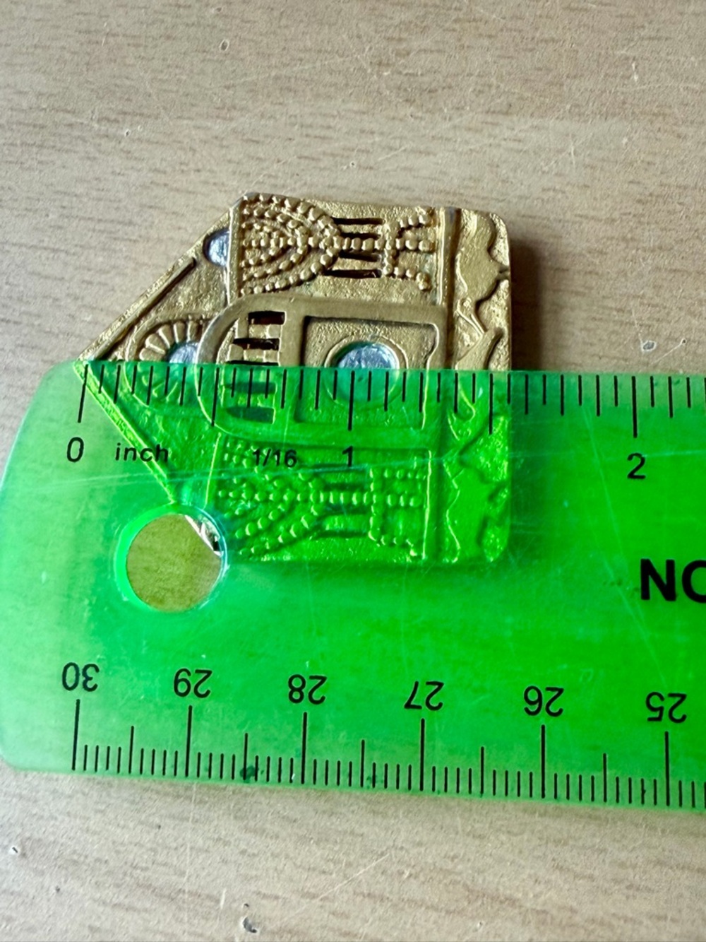 VINTGE MMA METROPOLITAN MUSEUM OF ART SYNAGOGUE JEWISH TEMPLE PENDANT BROOCH PIN - Picture 5 of 16